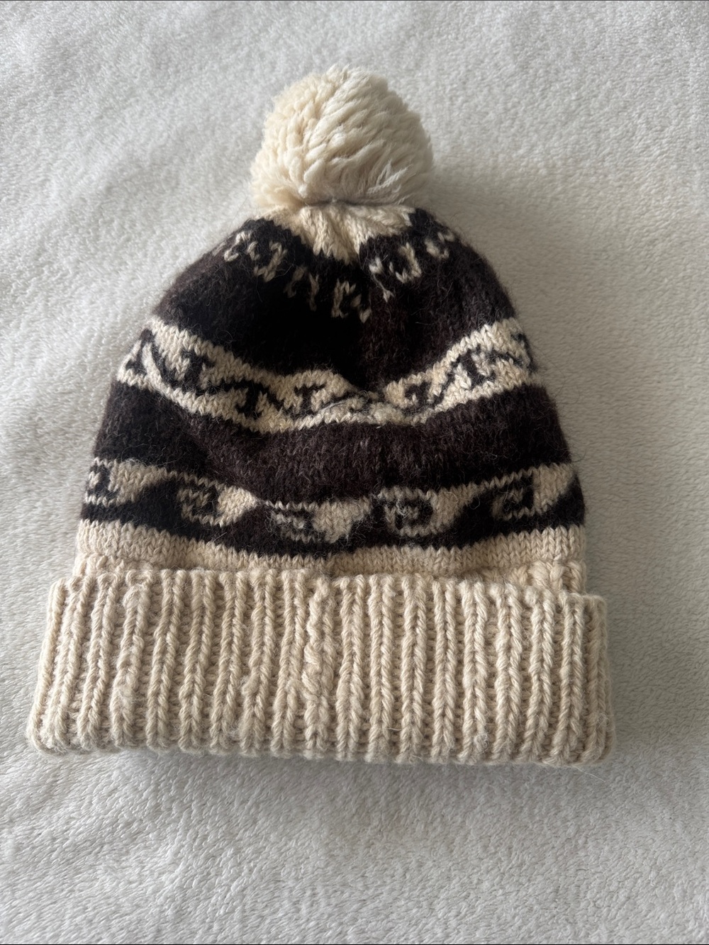 Junya Watanabe Comme des Garçons Knit Beanie Wool Nordic Pom Hat Luxury Chic - Picture 3 of 11